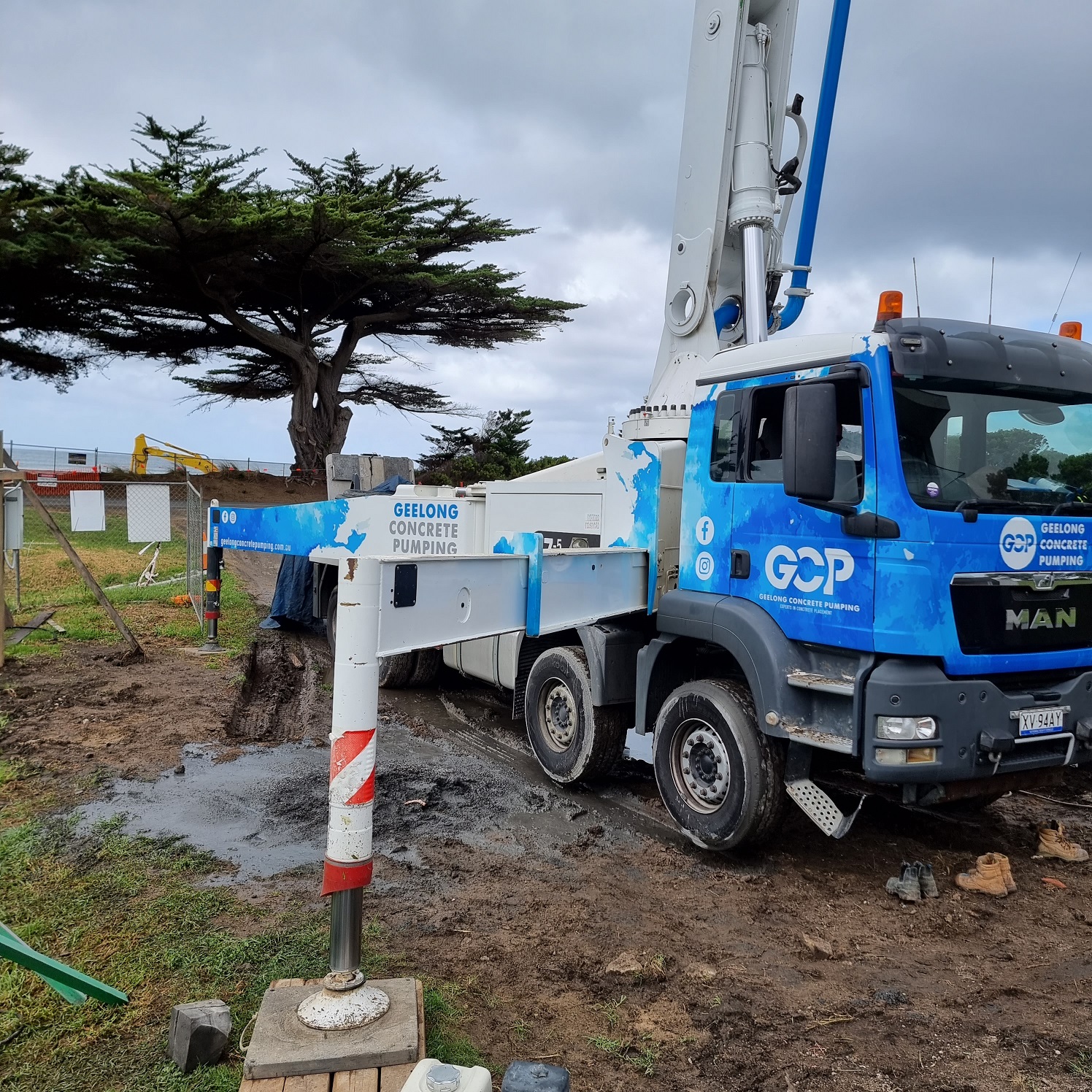Concrete Pumps Contractors' Service Geelong Concrete Pumping